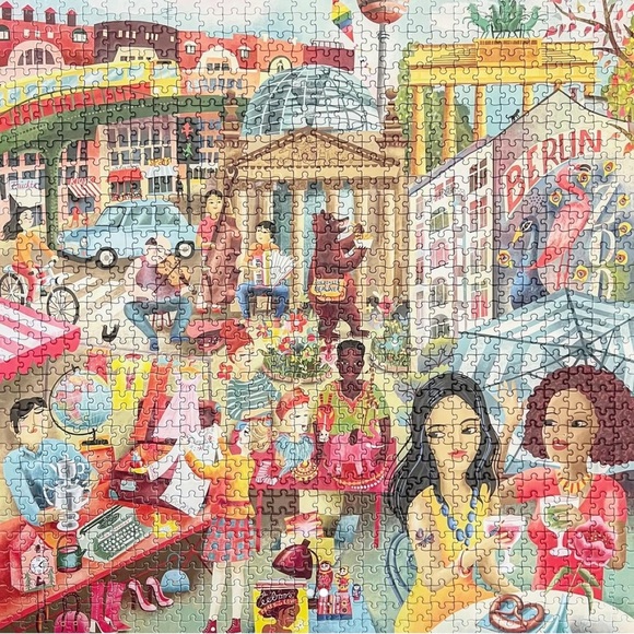 Eeboo Piece and Love Berlin Life puzzle - Picture 5 of 5